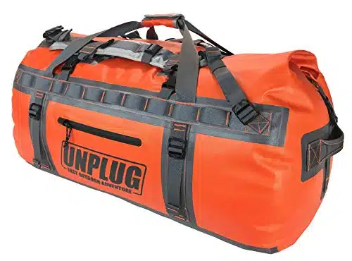 Unplug Waterproof Bags For Travel  D Heavy Duty Waterproof Duffel Bag For Camping, Motorcycle Dry Bag, Hunting Bag, Bug Out Bag, Dry Bags For Kayaking Waterproof Boat Bag (L A