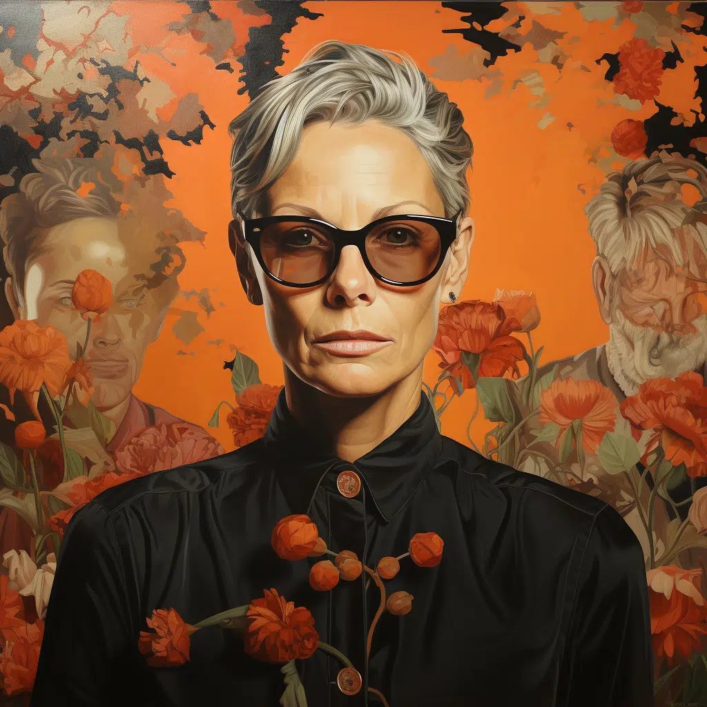 Jamie Lee Curtis Painting