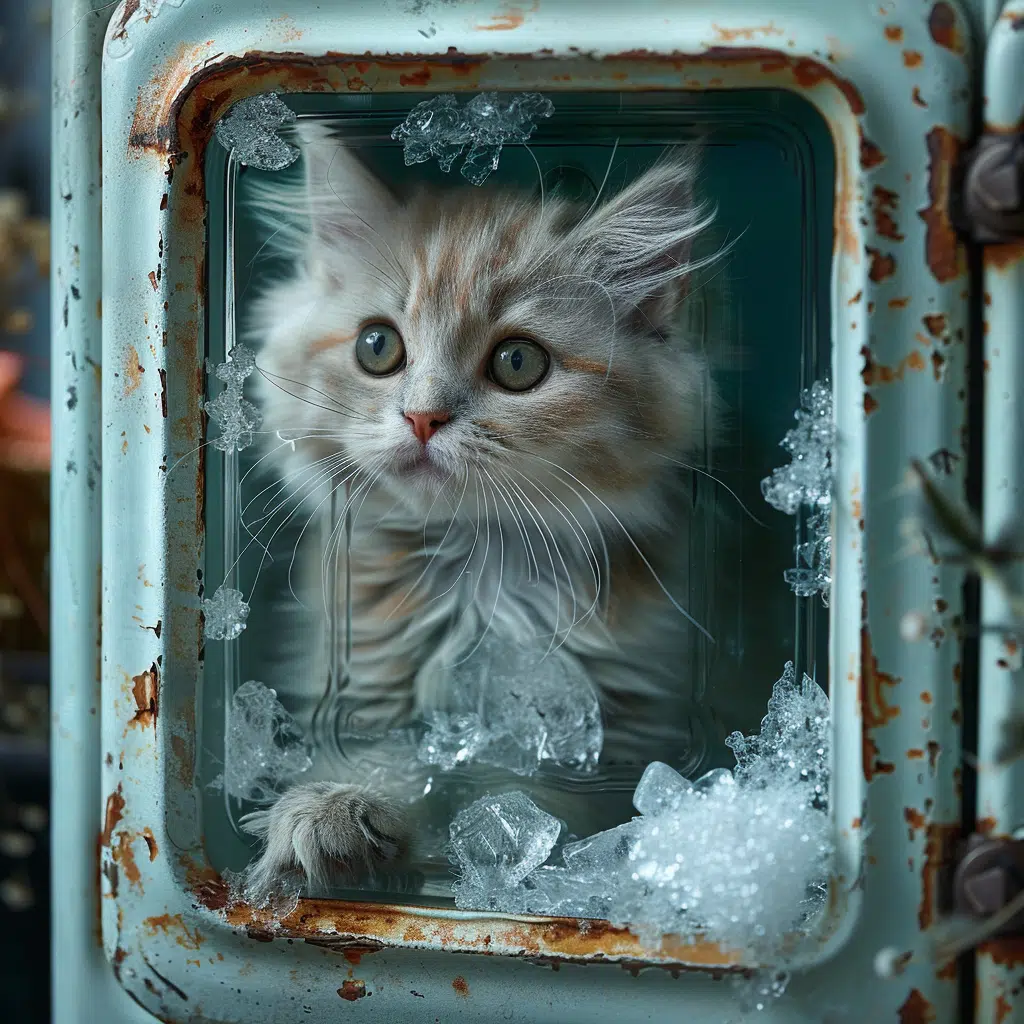 cat refrigerator