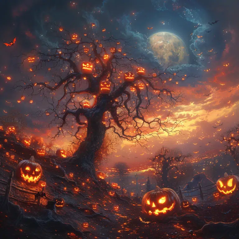 halloween trees