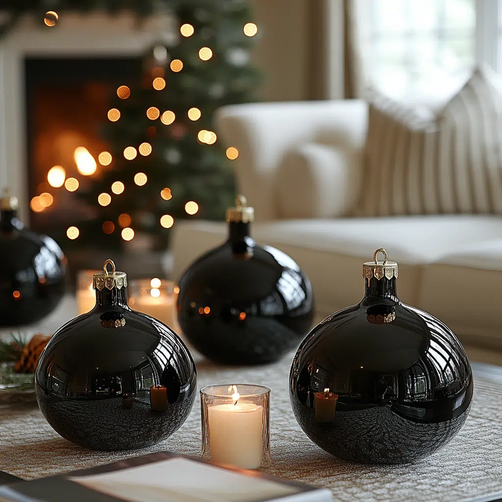 Black Christmas Decorations