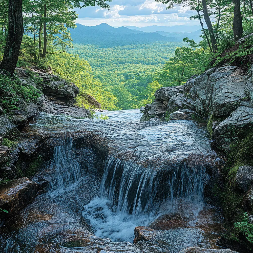 Glassmine Falls Overlook