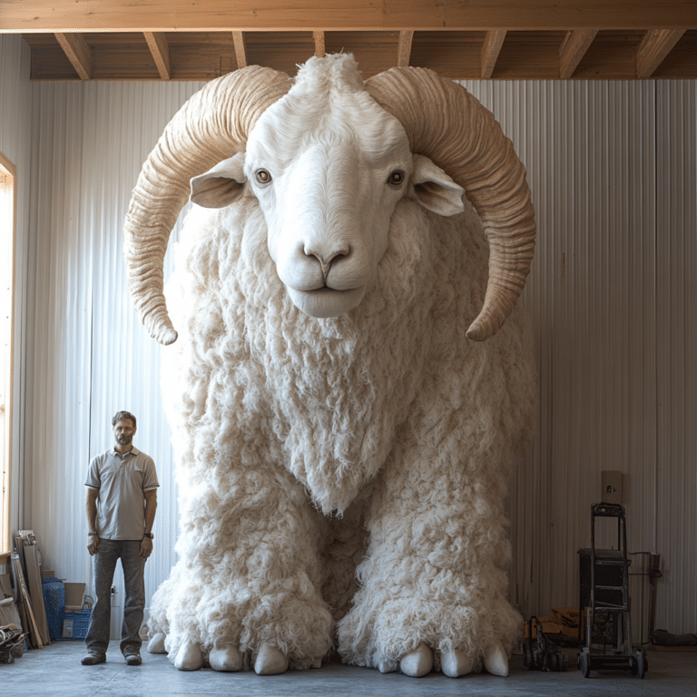 montana man giant hybrid sheep