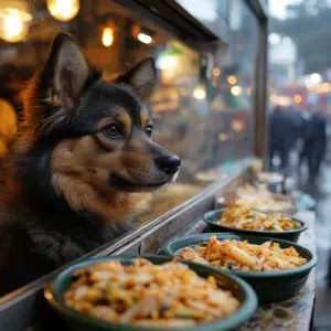 south korean dog eating