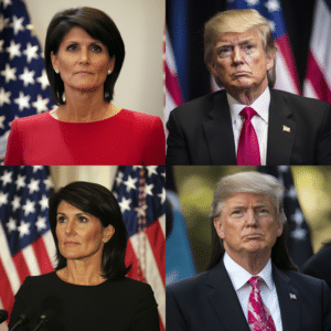 donald trump threatens to investigate nikki haley.